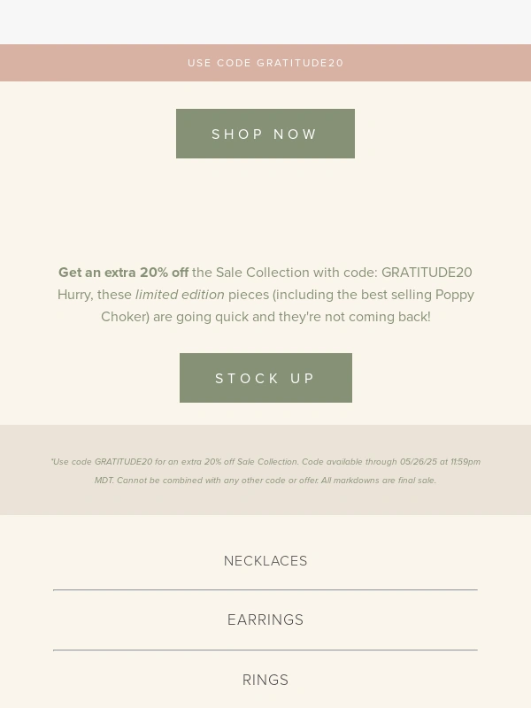 Made By Mary - Extra 20% off sale? YES PLEASE