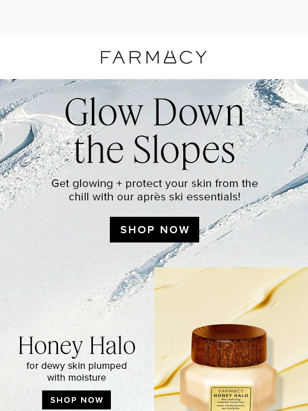 Farmacy Beauty - Stay dewy on the slopes ✨