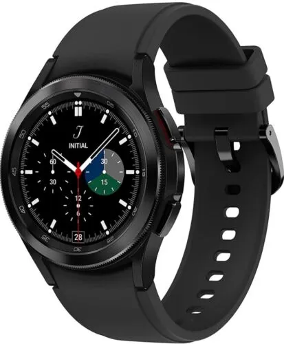 Refurbished Very Good: 46mm Samsung Galaxy Watch 4 Classic Stainless Steel Smartwatch (Black) $64.99