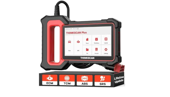 THINKCAR OBD2 Scanner, ABS/SRS/ECM/TCM System Car OBDⅡ Diagnostic Scan Tool, 94+ Vehicle Brands Car Code Reader, AutoAuth for FCA SGW