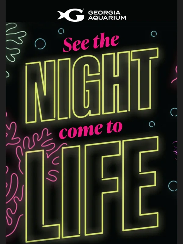 Georgia Aquarium - ? Glow Nights start tonight—and continue all summer!