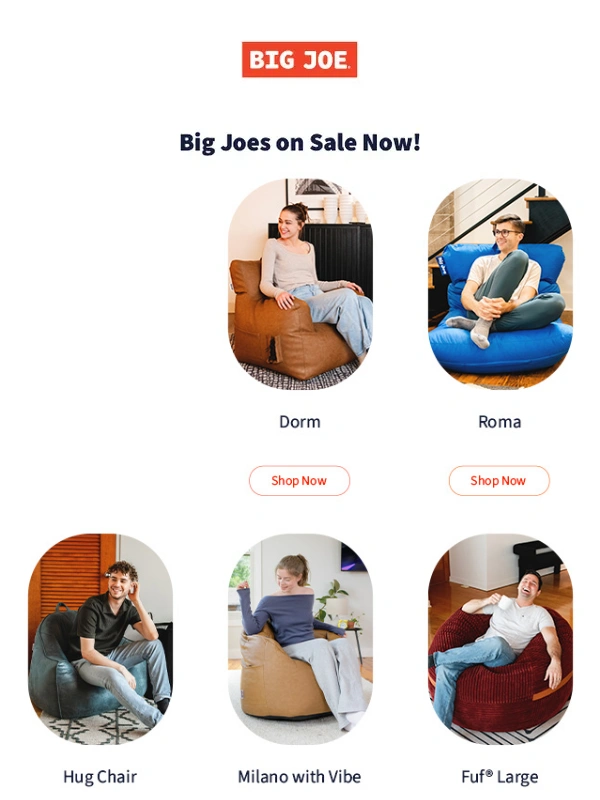 Big Joe - ? The Perfect Grad Party Gift. 20% all Indoor-Bean Bags