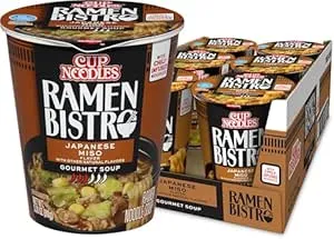 6-pack Nissin Cup Noodle Ramen Bistro, Japanese Miso 3.1 oz