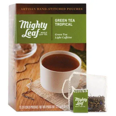 Mighty Leaf Tea Tropical Green Tea Pouches