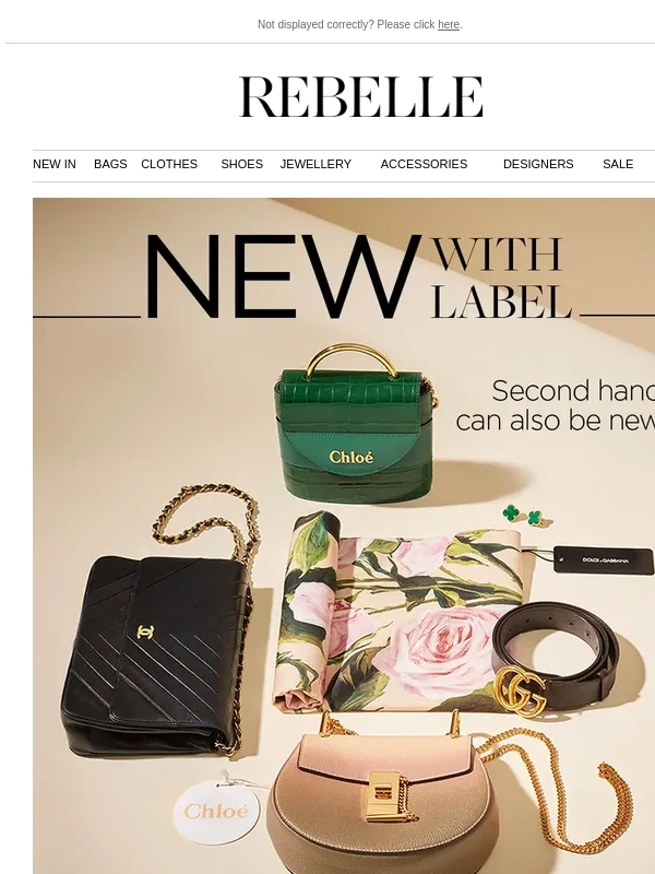 Rebelle - SECOND-HAND LIKE NEW: Pre-loved designer pieces from new to like new + Designer pieces up to 70 % off