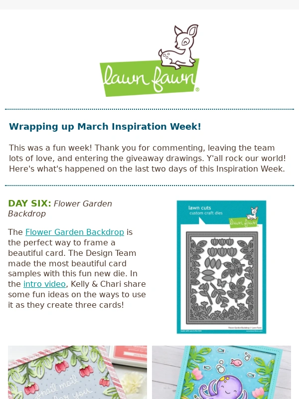 Lawn Fawn - Happy last day of Inspiration Week!