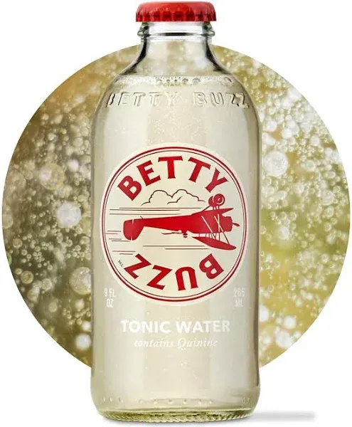 Betty Buzz Tonic Water Premium Sparkling Soda 12 Pack