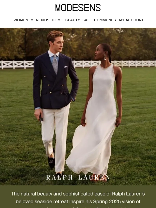 ModeSens - Introducing Ralph's Hamptons & New Markdowns at Ramy Brook