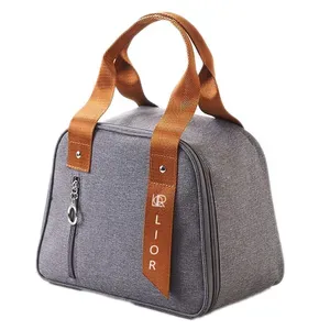 Insulated Canvas Lunch Bag