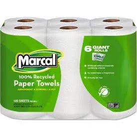 Marcal 100% Recycled Roll Towels