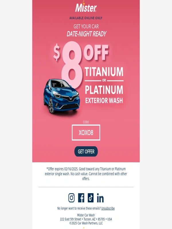 Mister Car Wash - Post-Valentine's Date Night? ??