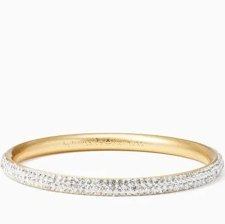 Kate Spade Razzle Dazzle Cubic Zirconia Bangle Bracelet in Gold Plated