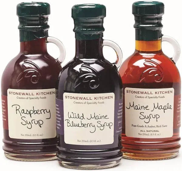 Stonewall Kitchen Syrup 3 Piece Collection