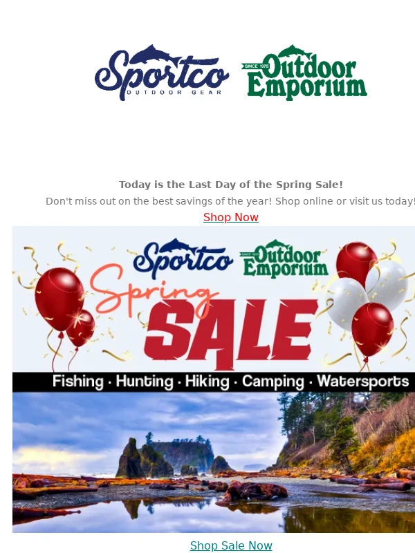 Sportco - Today is the Last Day!