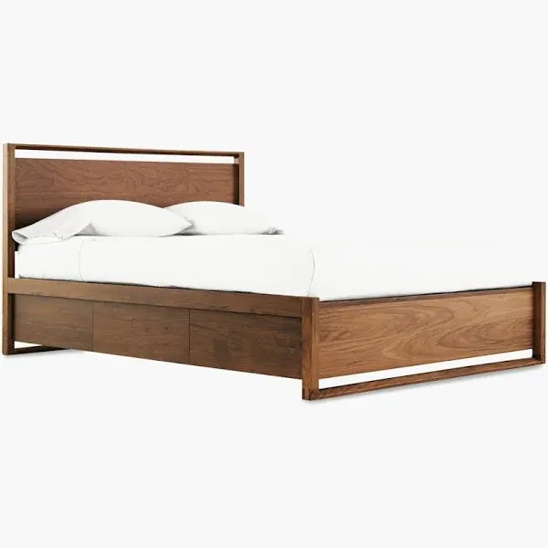 Matera Bed With Storage Walnut