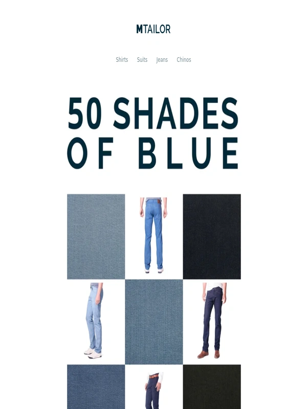 MTailor - Find Your Fit With Our Ultimate Denim Collection!