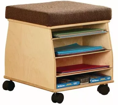 Sidekick - Mobile Teacher Seat with Storage by Jonti-Craft