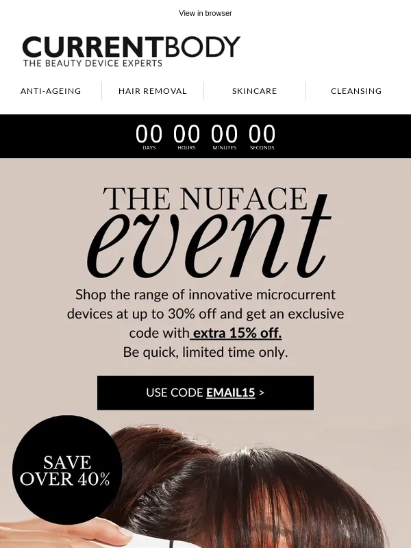Currentbody - Last Chance ⌛ Save over 40% off NuFACE