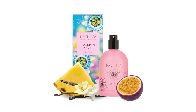 Pacifica Passion Fruit Perfume – Tropical Fruity Floral Clean Perfume for Women with Passionfruit, Pineapple & Vanilla, Vegan, Non-Toxic, Beachy Summer Scent (2 fl oz)