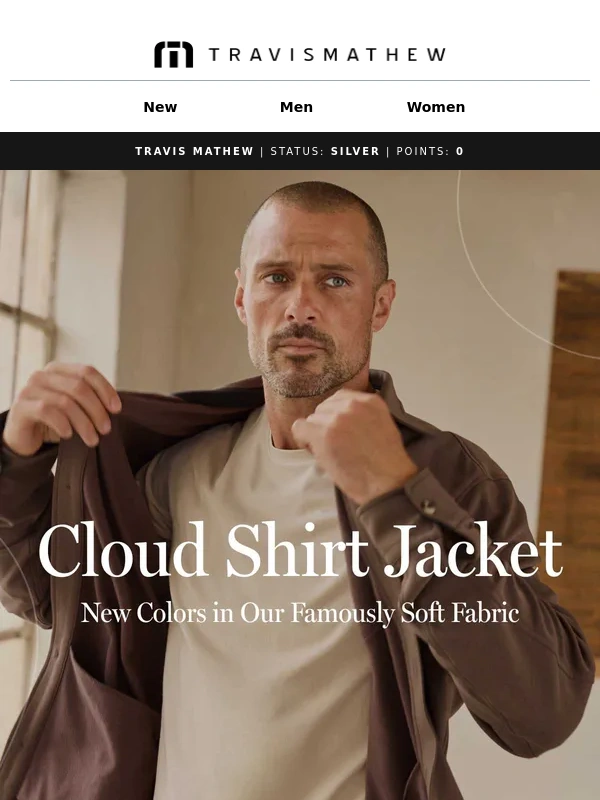 Travis Mathew - New Cloud Shirt Jackets