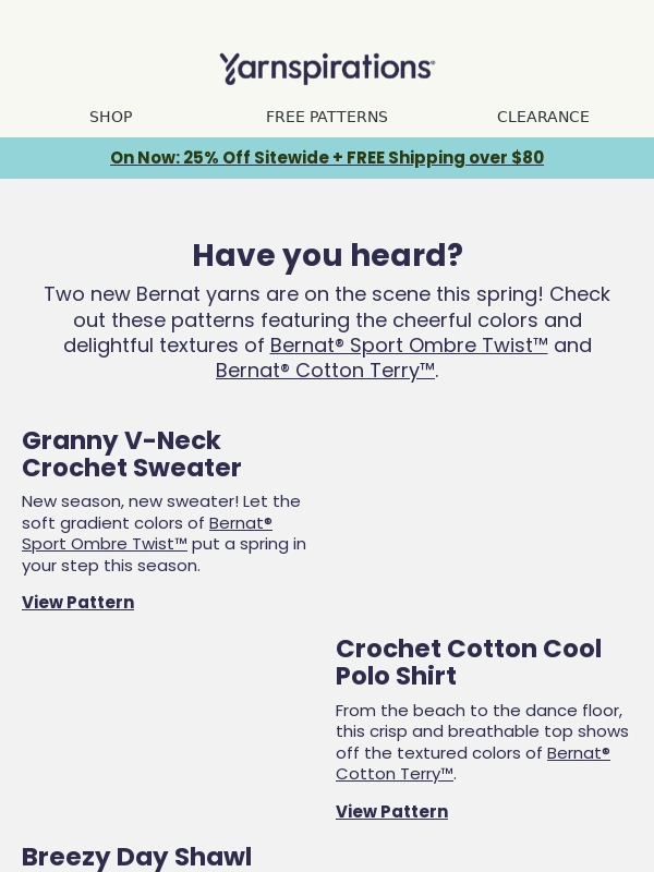 Yarnspirations - ?ICYMI: New Bernat Yarns Just Dropped