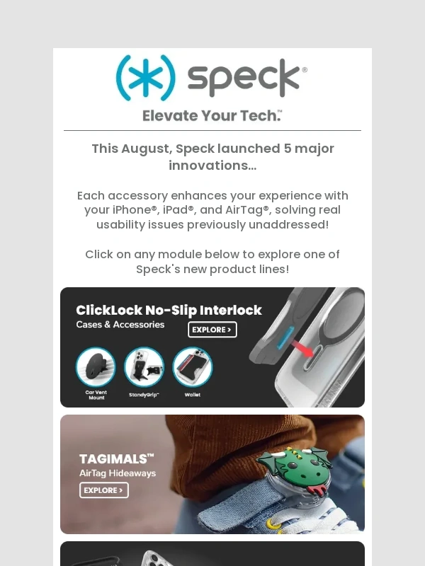 Speck - 5 new solutions for you from Speck ✨