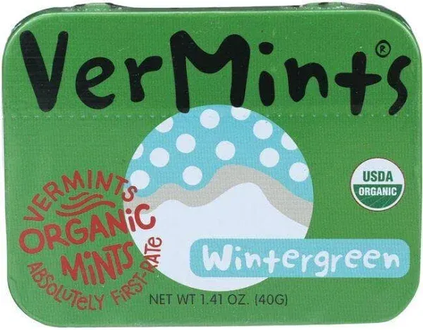 Vermints All Natural Breath Mints Wintergreen