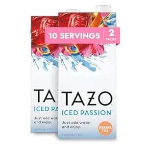 2-Pack 32-Ounce TAZO Iced Passion Fruit Tea Concentrate $7.21 w/ S&S ($3.61/carton) + Free Shipping w/ Prime or on $35+