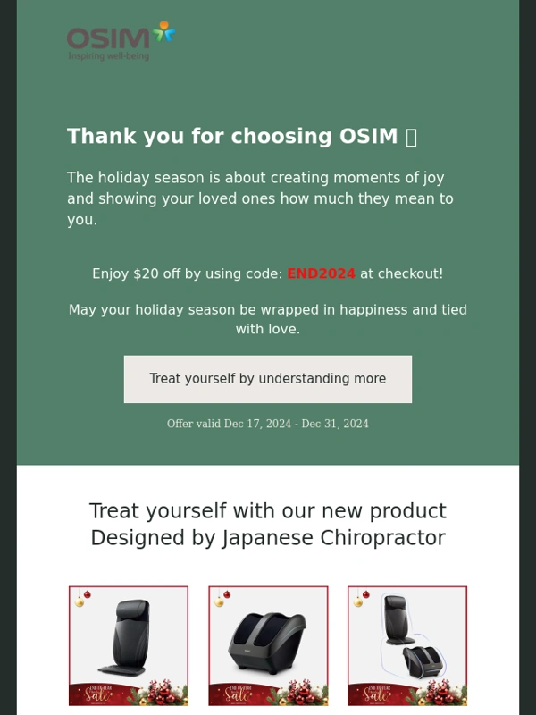 OSIM - OSIM - Share the Gift of Wellness this Holiday