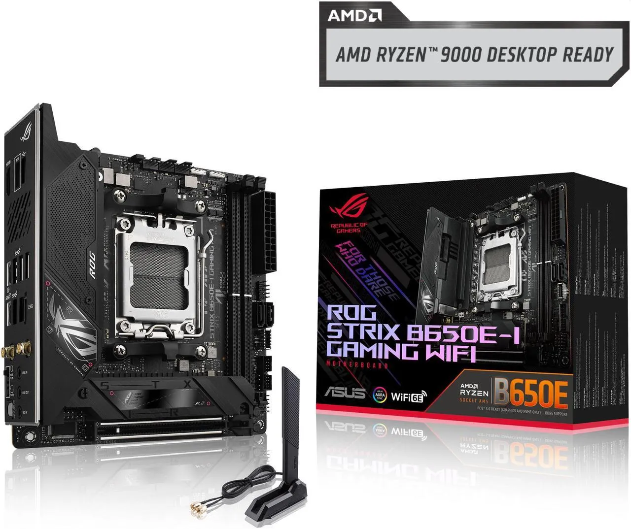 ASUS ROG STRIX B650E-I GAMING WIFI Mini ITX AM5 Motherboard