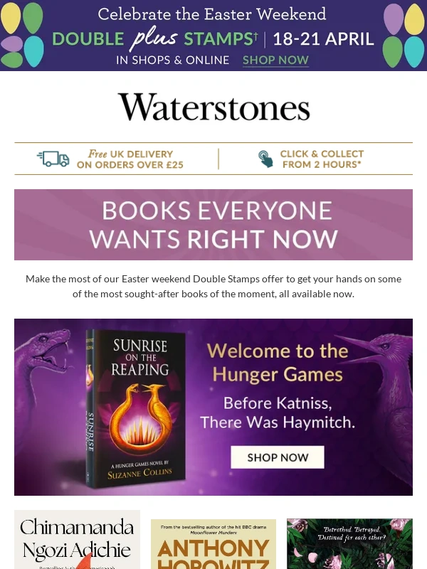 Waterstones - Unmissable Bestsellers You Should Not Be Without