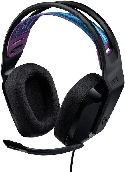 Logitech - G335 Wired Gaming Headset, compatible with PC, PlayStation, Xbox, Nintendo Switch, Black