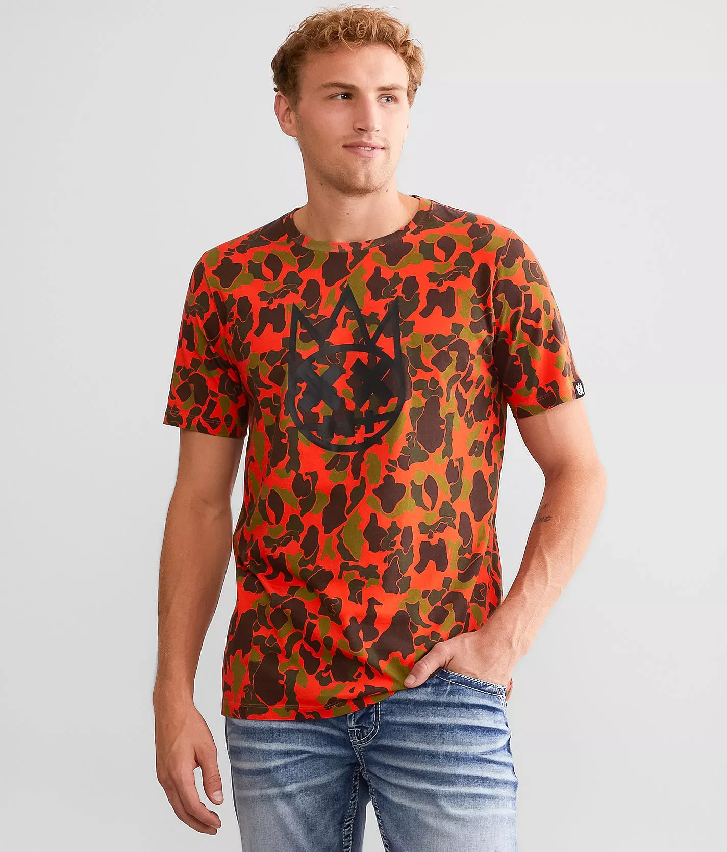 Cult of Individuality Camo T-Shirt  - male - Size: Extra Large