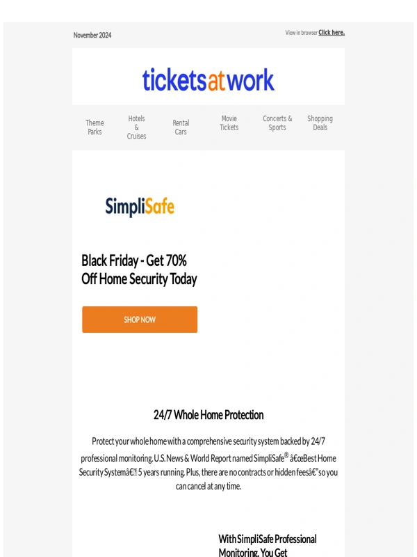 Tickets At Work - Black Friday Home Security Sale—Get 70% Off with SimpliSafe!