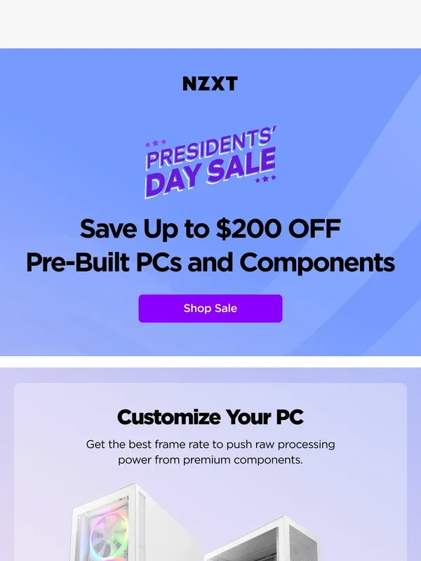 NZXT - President's Day Sale Continues