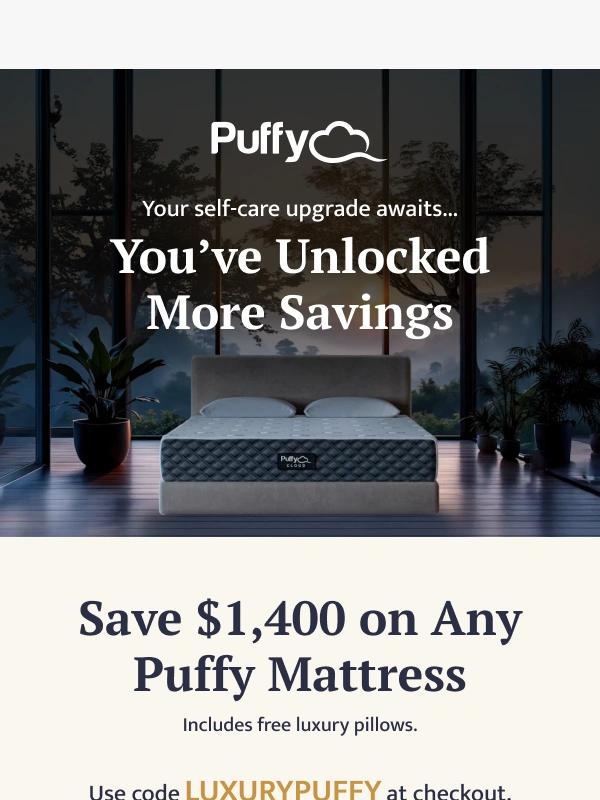 Puffy - Unlock comfort,savings,and self-care ?