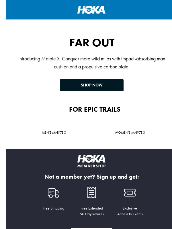 Hoka - New Mafate X