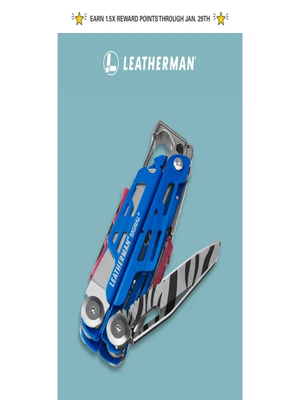 Leatherman - Winter win—save 50% on custom
