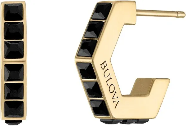 Bulova Men's Icon Spinel Hoop Earrings