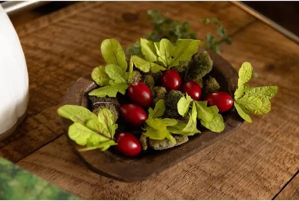 K&K Interiors Faux Red Radish Bag of 6