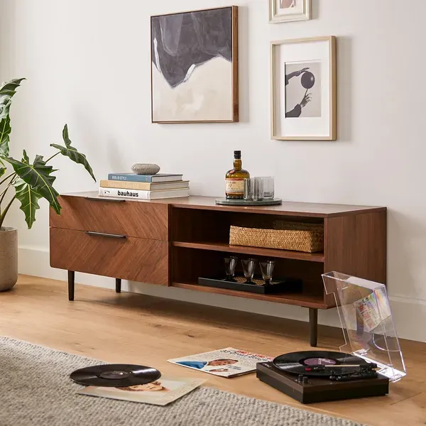 Article Nera 63 Low Media Unit - Walnut