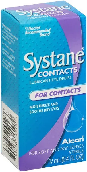 Alcon Systane Contacts Lubricant Eye Drops - 0.4 oz bottle