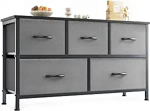 Freestanding 5-Drawers Fabric Dresser