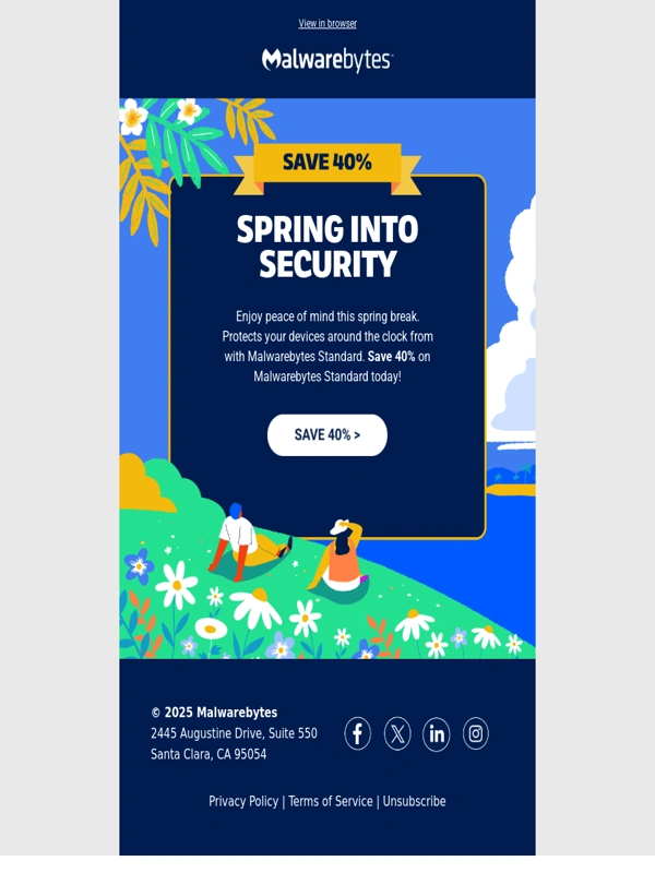 Malwarebytes - Enjoy peace of mind this spring break