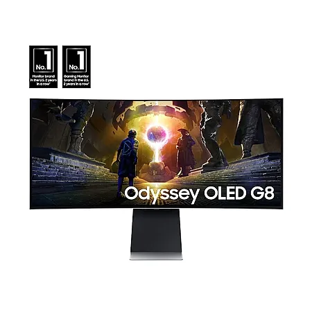 Samsung EPP/EDU: 34" Samsung Odyssey G85SD 3440x1440 175Hz OLED Curved Monitor