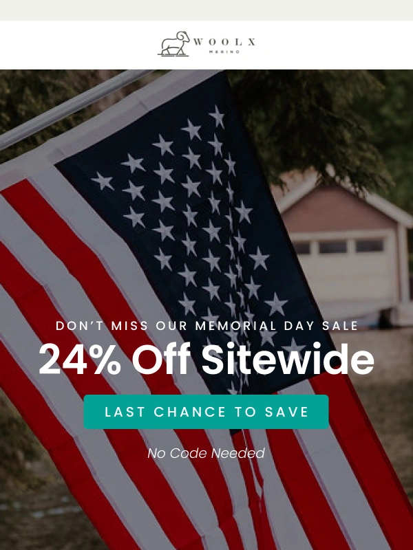 woolX - 24% Off Ends Tonight!