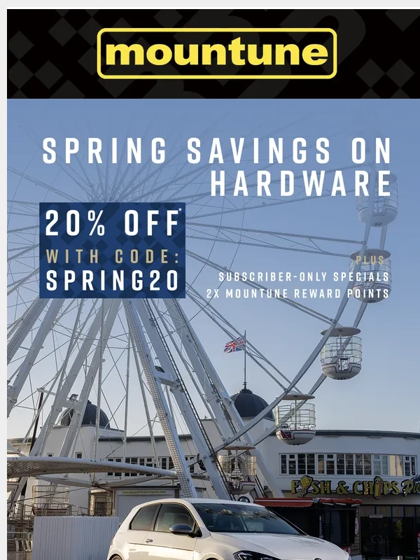 Mountune - Your Spring Savings of up to 40% are here!