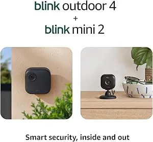 Blink Outdoor 4 + Mini 2 (2 camera system + Mini 2)