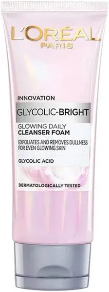 L'Oreal Paris Glycolic Bright Daily Foaming Face Cleanser
