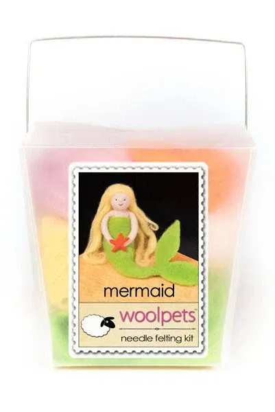 Woolpets Mermaid Needle Felting Kit